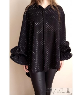 Nauja puošni palaidinė rauktomis rankovėmis